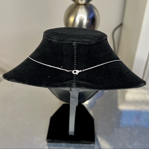 17”•LOVE•DAINTY•SILVER•NECKLACE - Picture 7 of 8